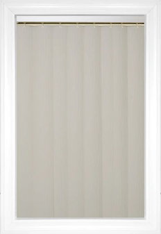 Alabaster Valentino Vertical Vinyl Blinds