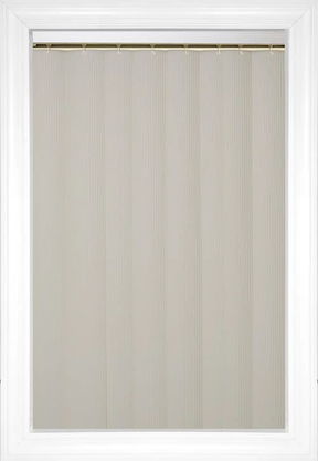 Alabaster Valentino Vertical Vinyl Blinds