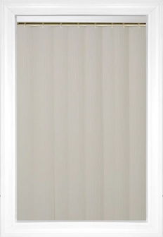 Alabaster Valentino Vertical Vinyl Blinds