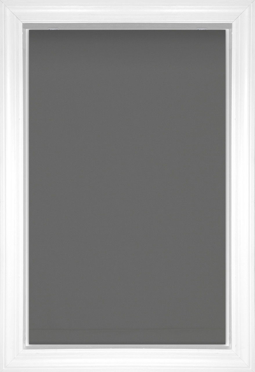 Slate York Waterfall Solid and Textured Roman Shades