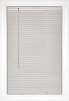 Glossy White Mini II Aluminum Blinds