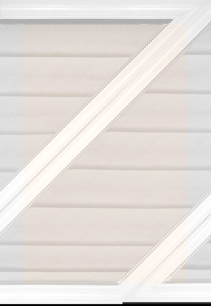 Pale Khaki The Moxie - Jhonny Curran Collection [Online Exclusive] Classic Solid and Textured Roman Shades