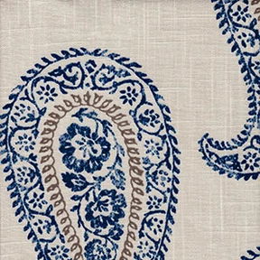 Indigo foncé Paisley Stores romains Indigo foncé Paisley Stores romains