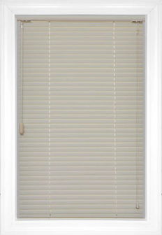 Suede White Softlook 8 Designer Aluminum Blinds