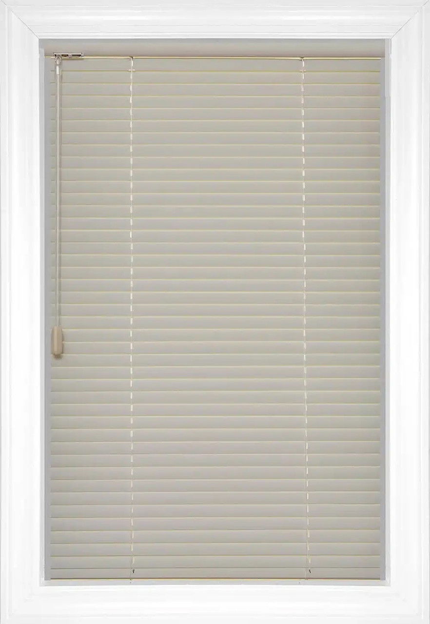 Suede White Softlook 8 Designer Aluminum Blinds