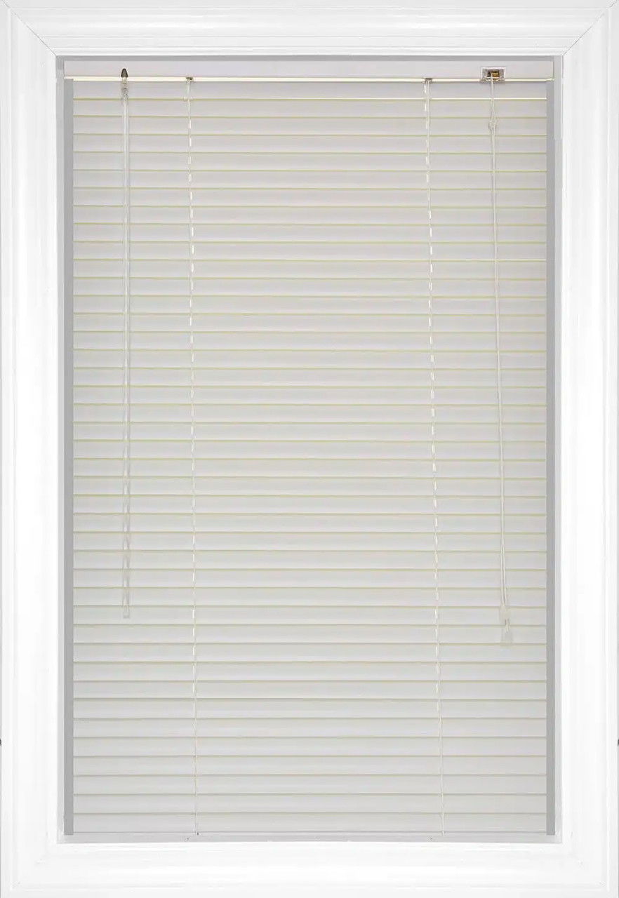 Matte White Mini II Aluminum Blinds