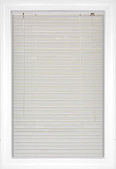 Matte White Mini II Aluminum Blinds