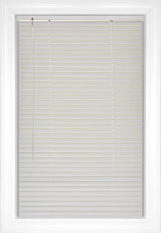 Matte White Mini II Aluminum Blinds