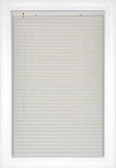 Matte White Mini II Aluminum Blinds
