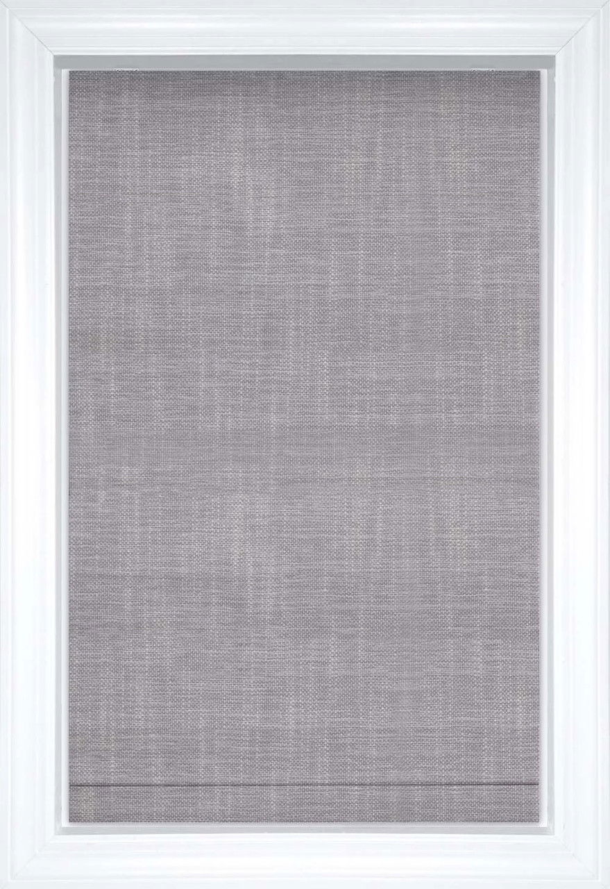 Dove Carolina Waterfall Solid and Textured Roman Shades