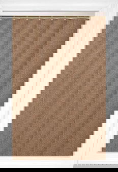 Brunswick Beige Tuscany Vertical Vinyl Blinds