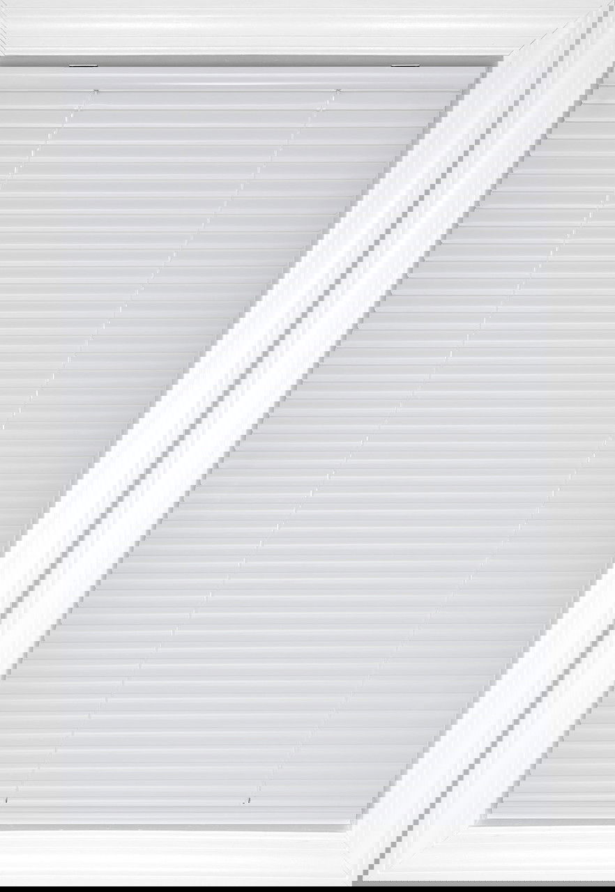 White Classic Cordless 1" Aluminum Aluminum Blinds