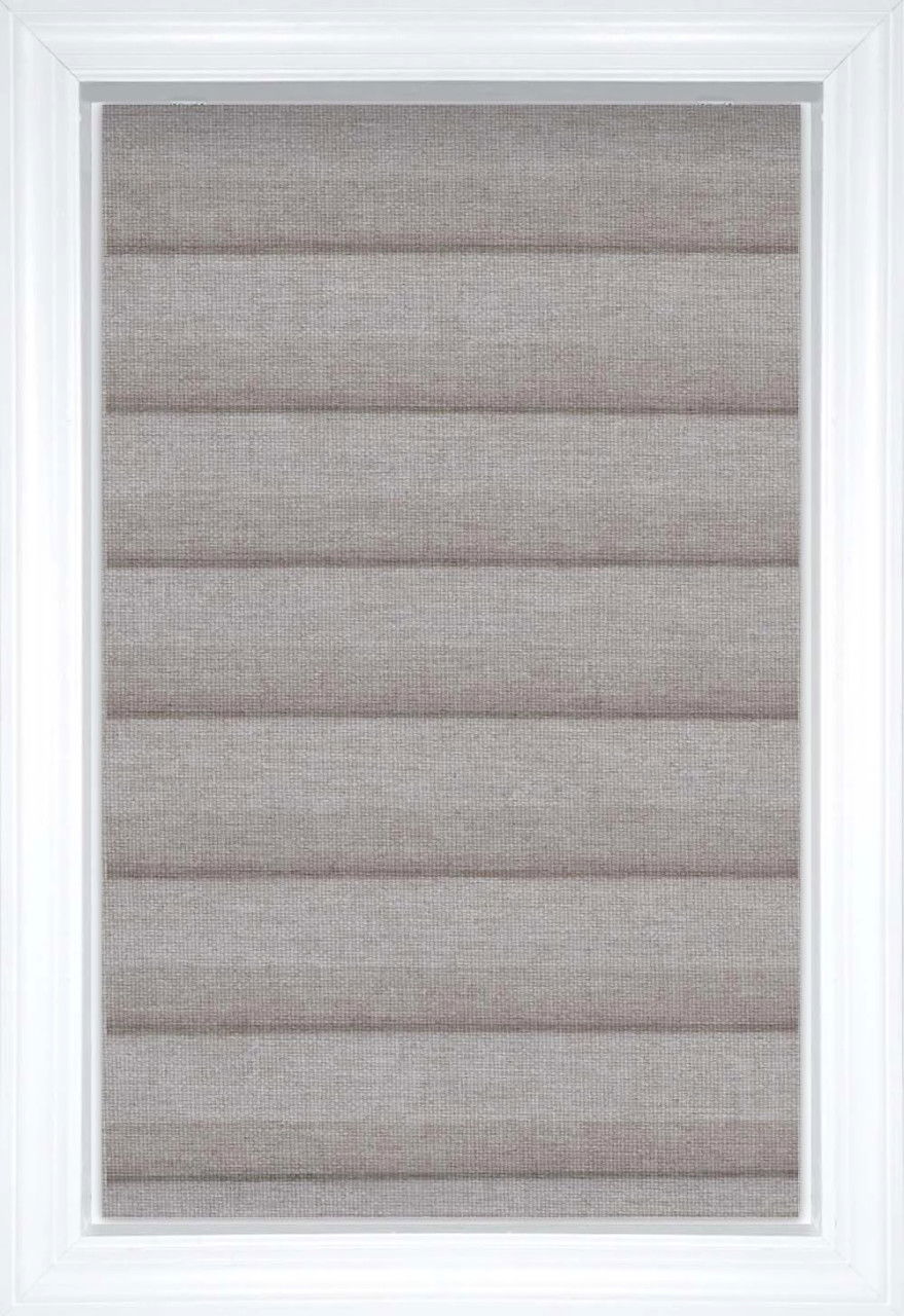 Heather Gray Jefferson Classic Solid and Textured Roman Shades