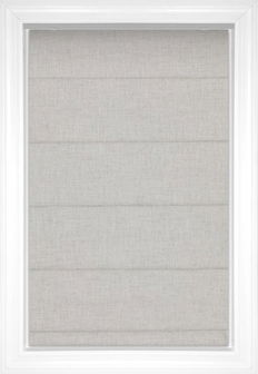 Linen Dow Flat Solid and Textured Roman Shades