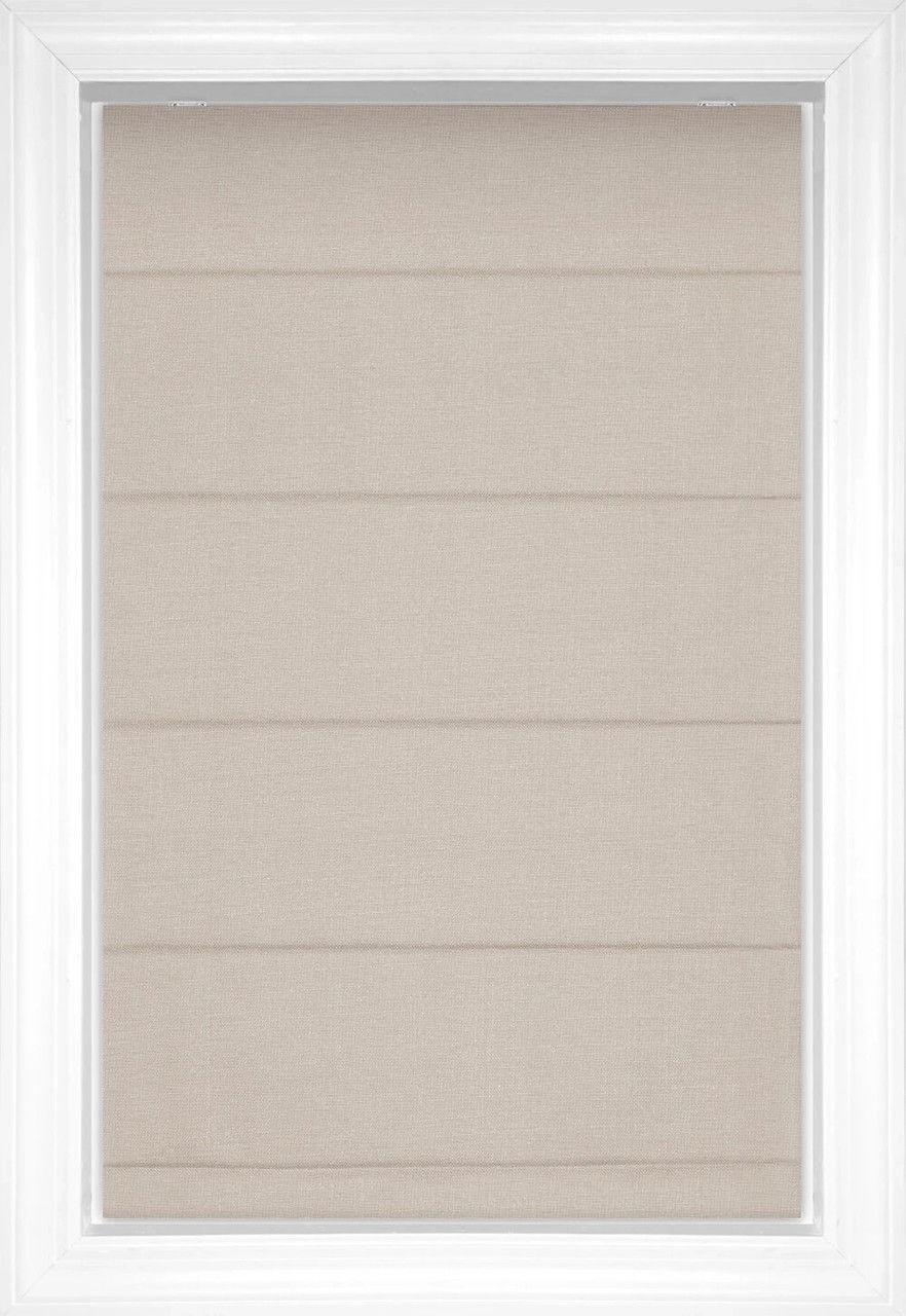 Studio Clay The Latte - Jhonny Curran Collection [Online Exclusive] Flat Solid and Textured Roman Shades