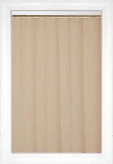 Creamy White Silk Vertical Vinyl Blinds