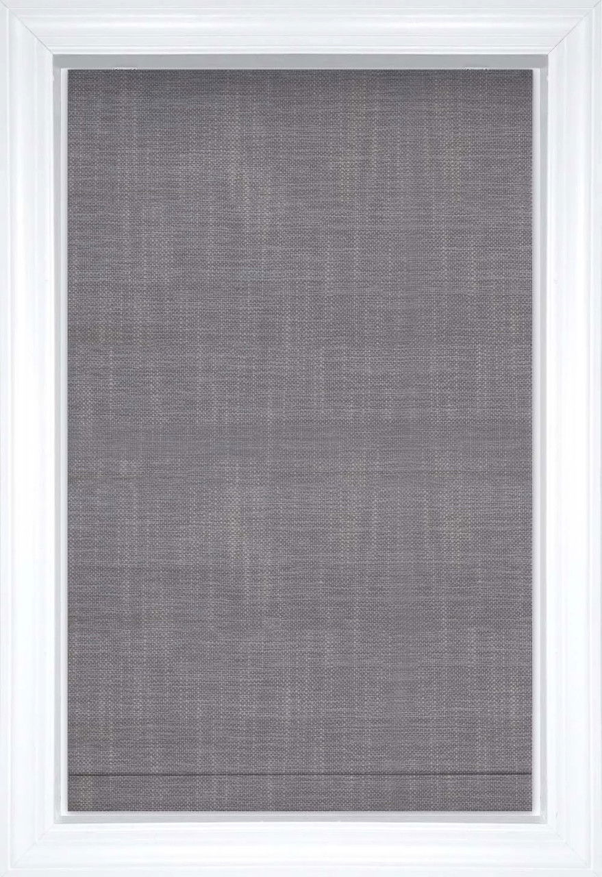 Thundercloud Carolina Waterfall Solid and Textured Roman Shades