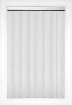 Pearl Hawthorn Vertical Vinyl Blinds