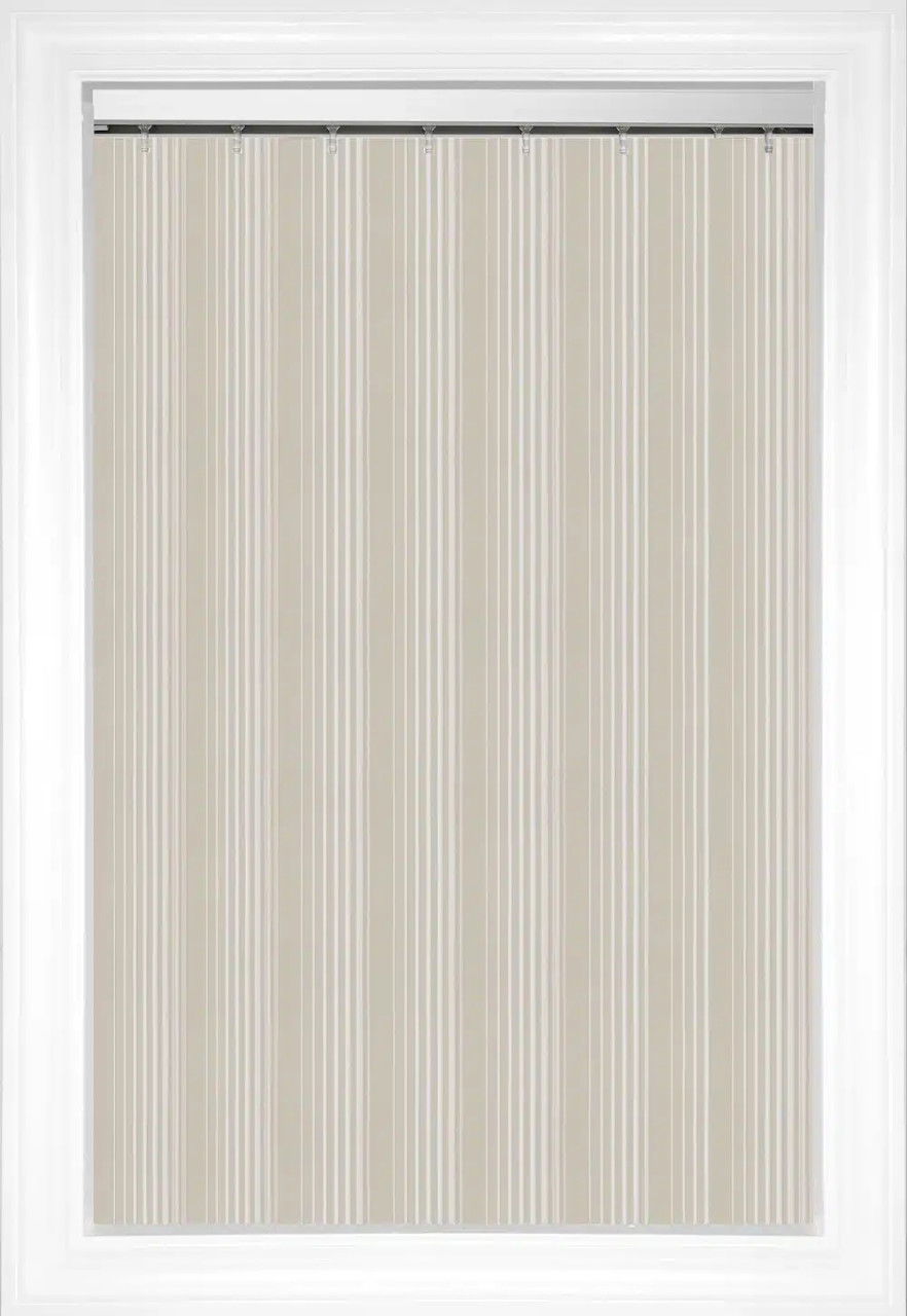 Champagne Dimension Vertical Vinyl Blinds