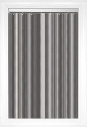 Grey Dimension Vertical Vinyl Blinds