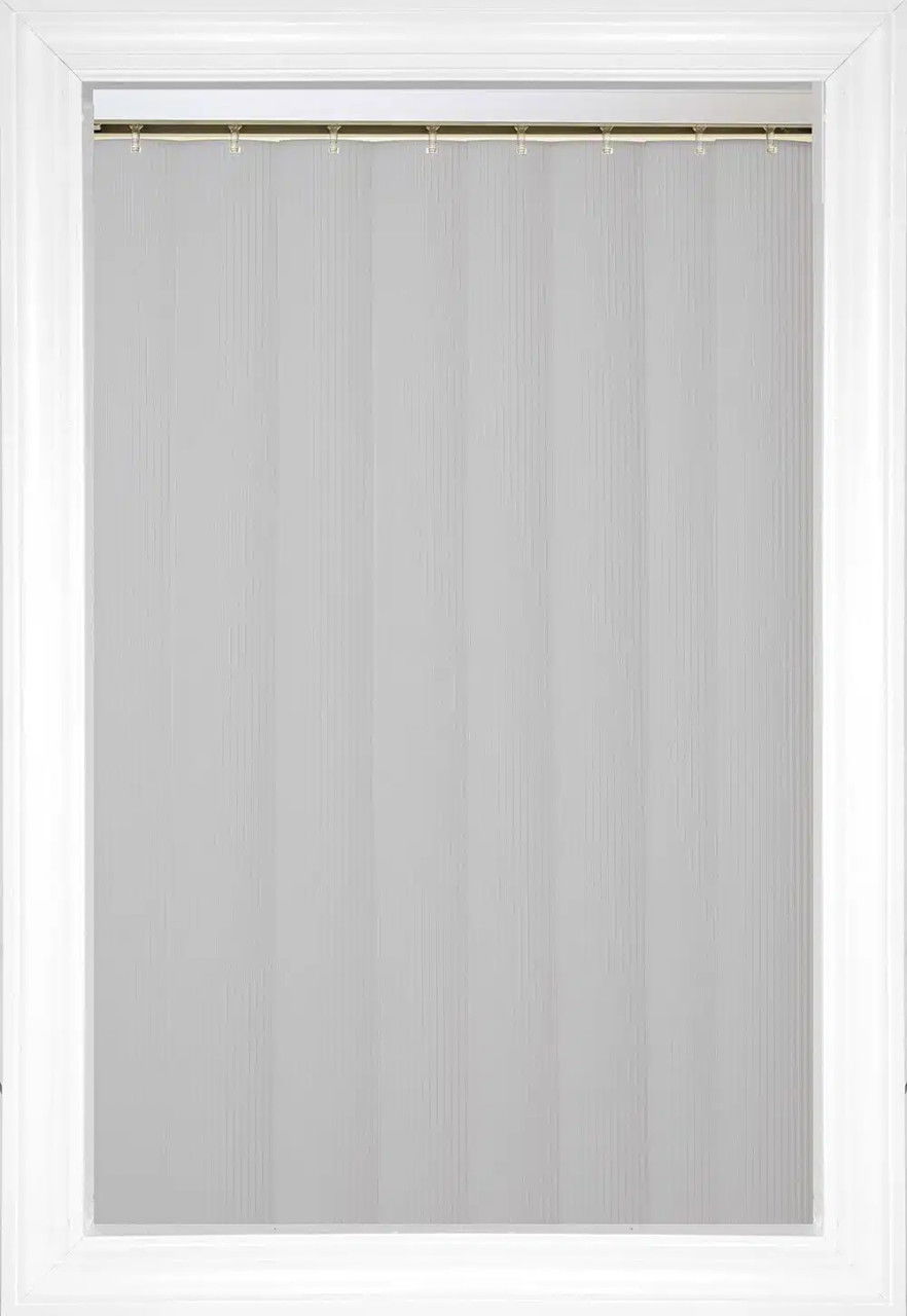 Snow Valentino Vertical Vinyl Blinds