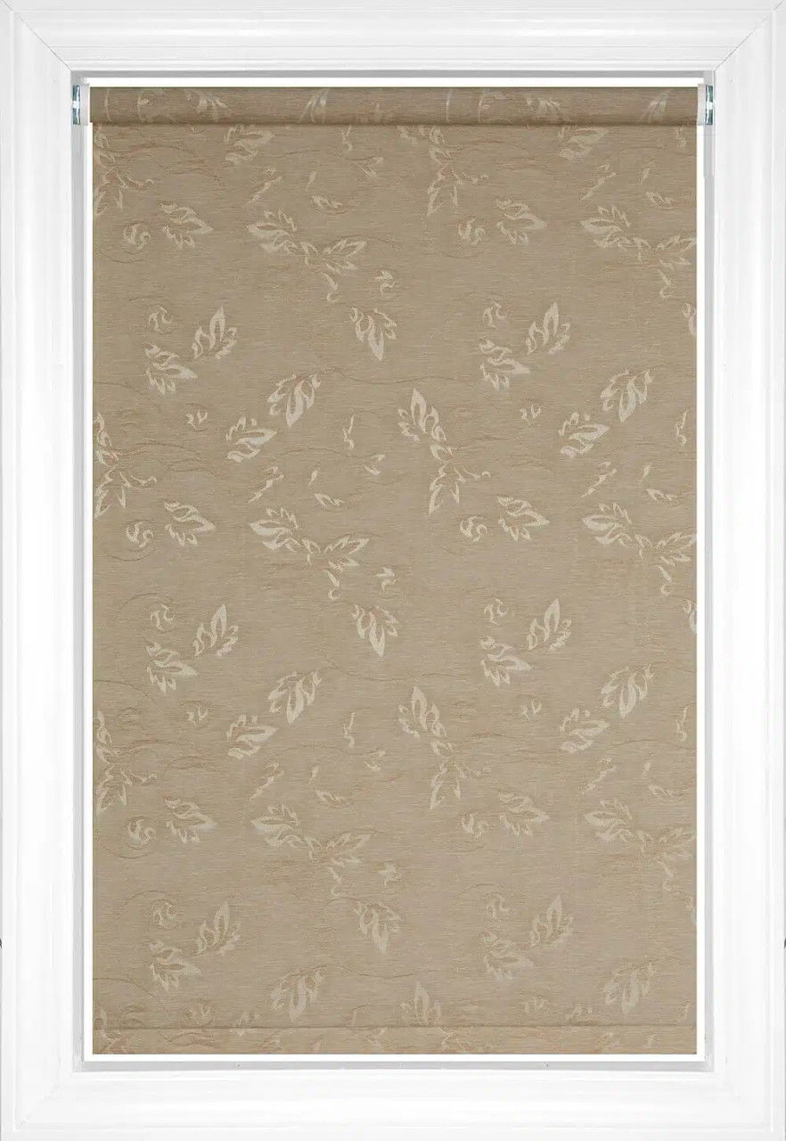 Beige Ballet Designer Light Filtering Roller Shades