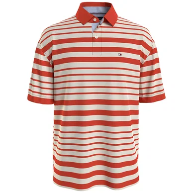 Men's Big & Tall Nautical Stripe Oversized-Fit Polo Men's Big & Tall Nautical Stripe Oversized-Fit Polo