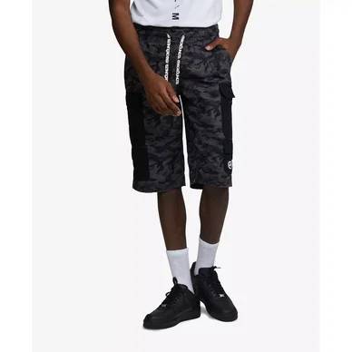 Men's Big and Tall Contrast Cargo Shorts