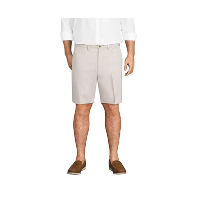 Men's Big and Tall Comfort Waist 9 Inch No Iron Chino Shorts Men's Big and Tall Comfort Waist 9 Inch No Iron Chino Shorts
