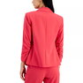 Women's Ruched-Sleeve One-Button Blazer