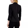 Women's Ruched-Sleeve One-Button Blazer
