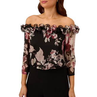 Women's Ruffled Off-The-Shoulder Jumpsuit