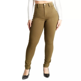 Juniors' High-Rise Curvy-Fit Skinny Jeans
