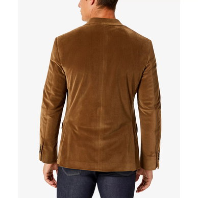 Men's Modern-Fit Velvet Blazer Men's Modern-Fit Velvet Blazer