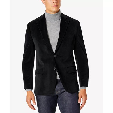Men's Modern-Fit Velvet Blazer Men's Modern-Fit Velvet Blazer