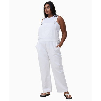 Women's Utility Canvas Overall Straight Pants