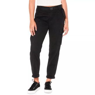 Juniors' Jordana High Rise Belted Cargo Pants