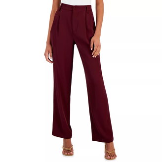 Juniors' Comfort-Waist Slim Trouser Pants