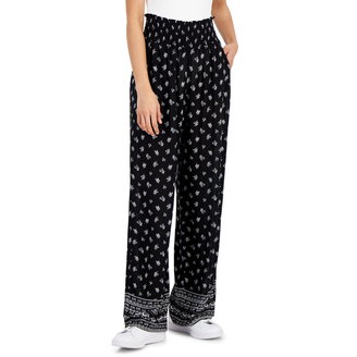 Juniors' Full Length Wide-Leg Pants
