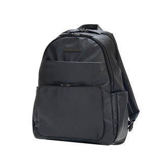 Double Compartment Faux Leather Women's 15" Laptop Fashion Backpack