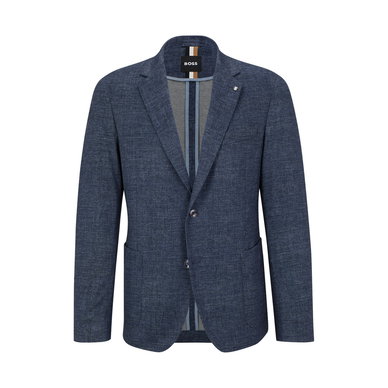 Men's Slim-Fit Melange Stretch Jersey Jacket Men's Slim-Fit Melange Stretch Jersey Jacket