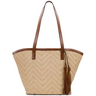 Lyon Marconia Natural Zig-Zag Large Tote