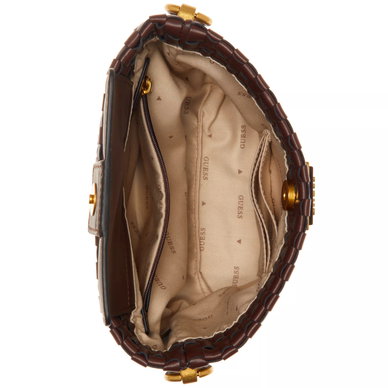 Lisbet Small Woven Bucket Crossbody