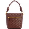 Lisbet Small Woven Bucket Crossbody