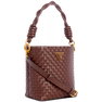 Lisbet Small Woven Bucket Crossbody