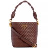 Lisbet Small Woven Bucket Crossbody