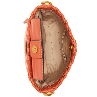 Lisbet Small Woven Bucket Crossbody