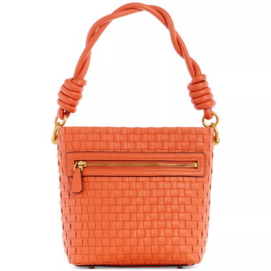 Lisbet Small Woven Bucket Crossbody