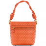 Lisbet Small Woven Bucket Crossbody