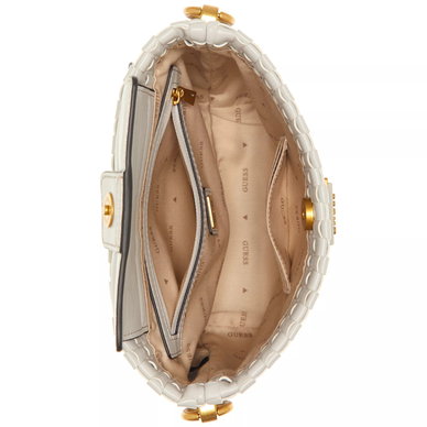 Lisbet Small Woven Bucket Crossbody